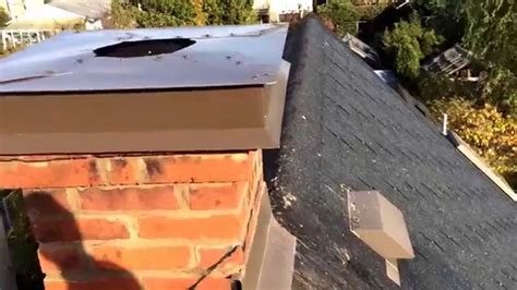 how to make a chimney cap out of sheet metal|replacing a chimney cap.